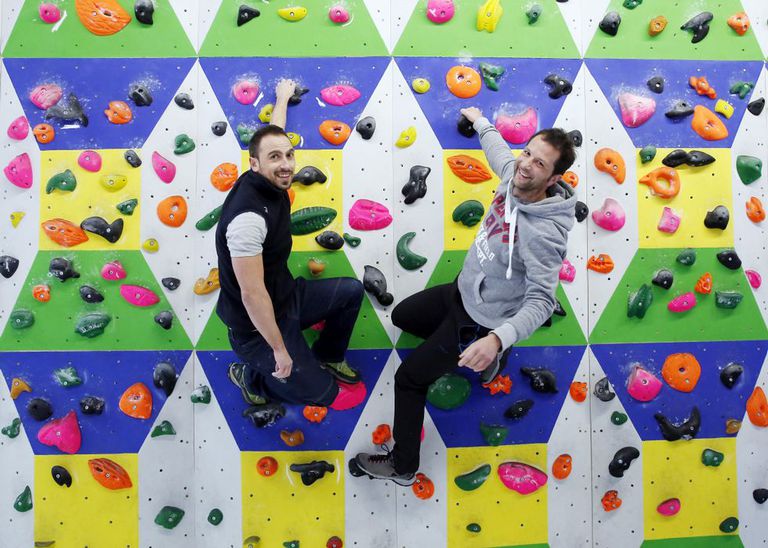 Gabriel Otero y David Blanco, emprendedores en el mundo de la escalada